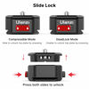 Picture of Upgrade ULANZI Claw Quick Release QR Plate Kit, Quick Release Plate Rapid Connect Adapter for DSLR/Mirrorless Cameras, Tripod, Monopod, Slider, Handheld Gimbal, Stabilizer, Ball Head