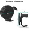 Picture of WALI Wall Mount for Echo Dot 3rd Generation, Speaker Bracket Holder with Cable Management for Dot 3rd Generation Smart Home Speaker Assistant (SWM-EH-03B), Black