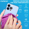 Picture of Metene 15 Pack Microfiber Cleaning Cloths (6"x7") in Individual Vinyl Pouches | Glasses Cleaning Cloth for Eyeglasses, Phone, Screens, Camera Lens and Other Delicate Surfaces Cleaner (Purple)