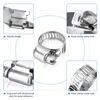 Picture of TICONN 20PCS Hose Clamp Set - 1/4''-7/16'' 304 Stainless Steel Worm Gear Hose Clamps for Pipe, Intercooler, Plumbing, Tube and Fuel Line