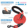 Picture of BAAPET 2/4/5/6 FT Dog Leash with Comfortable Padded Handle and Highly Reflective Threads for Small Medium and Large Dogs (5FT-1/2'', Red)