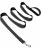 Picture of Joytale Double-Sided Reflective Dog Leash, 6 FT/5 FT/4 FT, Padded Handle Nylon Dogs Leashes for Medium & Large Dogs Walking, Black, 6FT