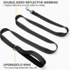 Picture of Joytale Double-Sided Reflective Dog Leash, 6 FT/5 FT/4 FT, Padded Handle Nylon Dogs Leashes for Small & Medium Dogs Walking, Black, 6FT