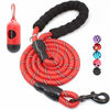 Picture of BAAPET 2/4/5/6 FT Dog Leash with Comfortable Padded Handle and Highly Reflective Threads for Small Medium and Large Dogs (4FT-1/2'', Red)