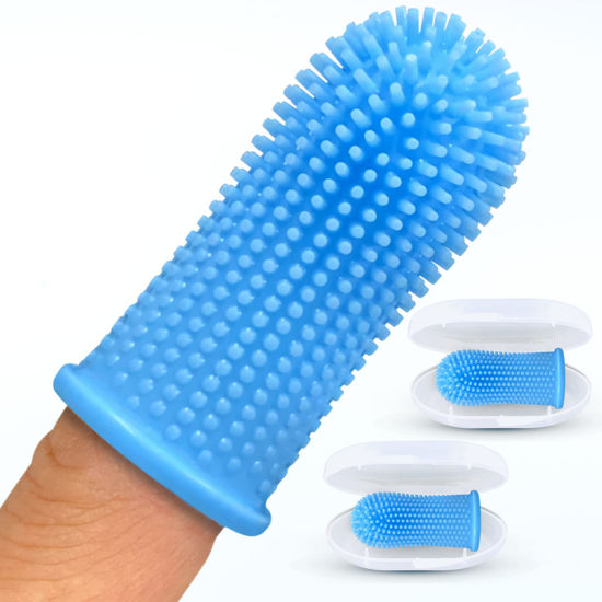 Finger brush for small on sale dogs