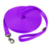 Picture of HIKISS Long Dog Leash Obedience Recall Training Agility Lead with Thickening Material for Large Dog - 15ft 20ft 30ft 50ft 100ft Training Leash(Purple 30ft)