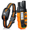 Picture of Bousnic Dog Shock Collar - 3300Ft Dog Training Collar with Remote for 5-120lbs Small Medium Large Dogs Rechargeable Waterproof e Collar with Beep (1-8), Vibration(1-16), Safe Shock(1-99)(Orange)