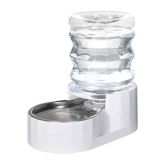 Stainless steel best sale dog waterer