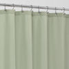 Picture of ALYVIA SPRING Stall Fabric Shower Curtain Liner Waterproof - Soft & Lightweight Small Shower Curtain with Magnets for Narrow Stall Size, Machine Washable - 36x72, Desert Sage