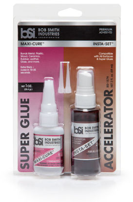 Picture of Bob Smith Industries BSI-157H Maxi Cure/Insta-Set Combo Pack (3 oz. Combined),Clear