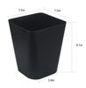 Picture of Feiupe 1.6 Gallon Small Trash Can Bathroom Wastebasket Garbage Can for Kitchen Office Bathroom,Pack of 2(1.6 Gallon(2 Pack), Black)