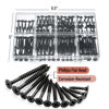 Picture of Mr. Pen- Wood Screws Assortment Kit, 152 pcs, Black Wood Screws Phillips Tips, Screw Set, Assorted Screws, Screw Assortment, Screw Set Assortment, Screw Kit, Assorted Wood Screws Set, Flat Head Screws