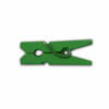 Picture of LWR CRAFTS Wooden Mini Clothespins 100 Per Pack 1" 2.5cm (Classic Green)