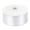 Picture of Solid Color Double Faced White Satin Ribbon 2" X 25 Yards, Ribbons Perfect for Crafts, Wedding Decor, Bow Making, Sewing, Gift Package Wrapping and More