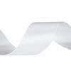 Picture of Solid Color Double Faced White Satin Ribbon 2" X 25 Yards, Ribbons Perfect for Crafts, Wedding Decor, Bow Making, Sewing, Gift Package Wrapping and More