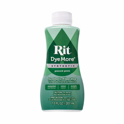 Picture of Synthetic Rit Dye More Liquid Fabric Dye - Wide Selection of Colors - 7 Ounces - Peacock Green