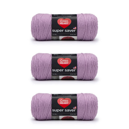 Red Heart Super Saver Burgundy Yarn - 3 Pack of 198g/7oz - Acrylic - 4  Medium (Worsted) - 364 Yards - Knitting/Crochet