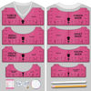 Picture of Tshirt Ruler Guide for Vinyl Alignment: T Shirt Rulers to Center Designs, Tee Shirt Alignment Tools for Heat Press, Sewing Accessories HTV Heat Transfer Vinyl, V-Neck Adult Front Back Measurement