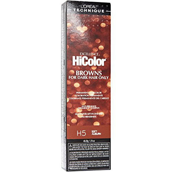 Picture of L'Oreal Excellence HiColor Browns H5 Soft Auburn 1.74 oz