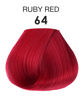 Picture of Adore Semi Permanent Hair Color - Vegan and Cruelty-Free Hair Dye - 4 Fl Oz - 064 Ruby Red (Pack of 1)