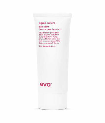 Picture of evo Liquid Rollers Curl Balm - Hair Styling Balm - Enhances Natural Curls, Protects Frizz & Improves Overall Condition - 200ml / 6.8fl.oz