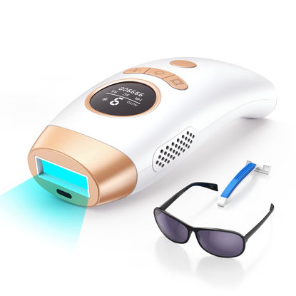 Aopvui At-Home IPL Hair Removal for Women and Men, Permanent Laser Hair  Removal 999900 Flashes for Facial Legs Arms Whole Body Treatment
