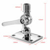 Picture of ZOMCHAIN Marine VHF Antenna Mounts, Ratchet Mount, 316 Stainless Steel Adjustable Base Mount for Boat