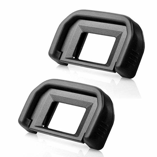 Picture of T6 EF Viewfinder Eyepiece Eyecup Eye Cup for Canon EOS Rebel T7 T7i T6i T6s T6 T5i T5 T4i T3i T3 Digital Camera [2 Packs], Replace Eyepiece EF, Fire Rock Camera Viewfinder Accessories EF