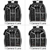 Picture of CADeN Camera Backpack Bag for DSLR/SLR Mirrorless Camera Waterproof with 15.6 inch Laptop Compartment, Tripod Holder, Rain Cover, Camera Case Compatible for Sony Canon Nikon Black L