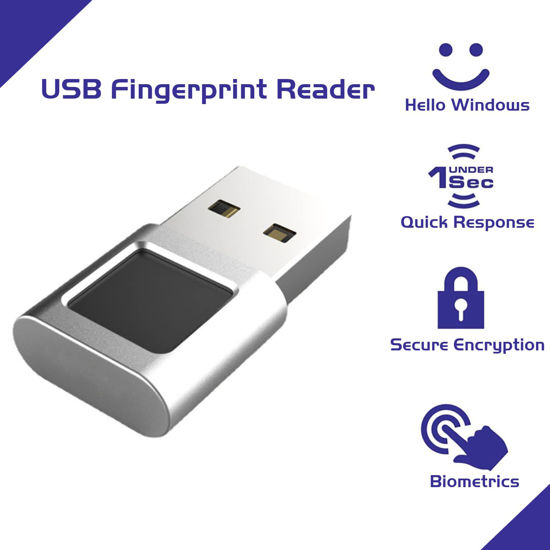 Getuscart Usb Fingerprint Reader Mini Fingerprint Scanner Pc Dongle