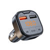 Picture of Bluetooth Adapter for Car，Bluetooth FM Transmitter for Car,MP3 Player QC3.0 Quick Charge for All Smartphones Audio Players，Supports TF/SD Card and USB