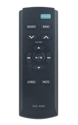 Picture of RUE-4202 Replace Remote Control fit for Alpine Car Stereo CDE-HD137BT CDE-HD138BT CDE-HD148BT CDE-164BT CDE141 UTE93DAB CDE-190R IVA-D300R CDE-177BT CDE-178BT CDE 123R CDE-133BT CDA-117E 68-14470Z51-A