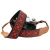 Picture of PADWA Red Hearts Embroidered Camera Strap - Double Layer Cowhide Ends,2" Pure Cotton Woven Camera Straps, Adjustable Vintage Neck & Shoulder Strap for All DSLR Cameras,Great Gift for Photographers