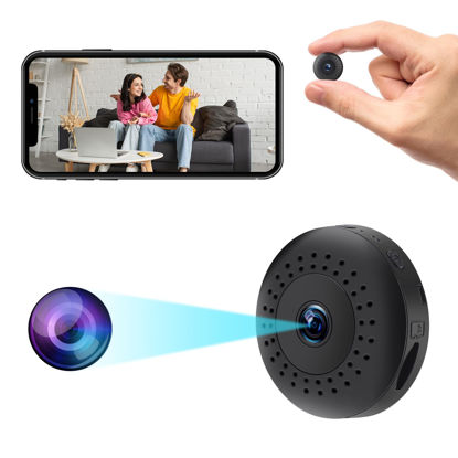 Picture of LCYATCE Spy Camera WiFi Hidden Camera 4K HD Mini Nanny Cam for Home Security Easy to Use Wireless Indoor Smallest Camera with Motion Detection Night Vision…