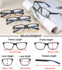 Picture of Reading Glasses for Men 4-Pack Stylish Computer Readers with Spring Hinges, Anti Glare/Eye Strain Filter UV Ray Blue Light Blocking Two-tone Reader Eyeglasses,+2.75 Magnification Strength