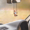 Picture of YGMONER Super Cute Swinging Fox Car Mirror Hanging Ornament Car Interior Accessories (Fox)