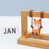 Picture of YGMONER Super Cute Swinging Fox Car Mirror Hanging Ornament Car Interior Accessories (Fox)