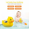 Picture of b&h Baby Thermometer, The Infant Baby Bath Floating Toy Safety Temperature Thermometer (Lady Duck)