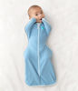 Picture of Love to Dream Swaddle UP Self-Soothing Sleep Sack 5-8.5 lbs, Dramatically Better Sleep, Snug Fit Calms Startle Reflex, 1.0 TOG, Blue, Newborn