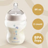 Picture of Tommee Tippee Closer to Nature Baby Bottles, Breast-Like Nipples with Anti-Colic Valve (9 Ounces, 2 Count)