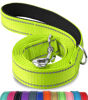 Picture of Joytale Double-Sided Reflective Dog Leash, 6 FT/5 FT/4 FT, Padded Handle Nylon Dogs Leashes for Medium & Large Dogs Walking, Green, 5FT