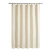 Picture of Barossa Design Beige Shower Curtain Liner with 6 Magnets - Waterproof PEVA Shower Liner for Bathroom, 72" x 72" Standard Size, PVC Free, Metal Grommets - Beige, 72x72