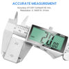 Picture of Digital Caliper, 6 Inch Caliper Tool with Extra Large LCD Screen, Auto-Off Feature, Easy Switch from Inch Metric Fraction, Stainless Steel Vernier Caliper Measuring Tool for DIY/Household