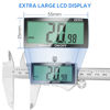 Picture of Digital Caliper, 6 Inch Caliper Tool with Extra Large LCD Screen, Auto-Off Feature, Easy Switch from Inch Metric Fraction, Stainless Steel Vernier Caliper Measuring Tool for DIY/Household