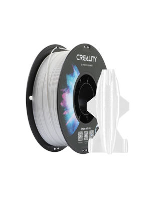 Picture of Creality CR-PETG 3D Printing Filament 1.75mm, Excellent Toughness High Precision, Odorless Non-Toxic Moistureproof, 1kg(2.2lbs) Glossy PETG Filament for 3D Printer (White)