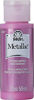 Picture of FolkArt Metallic Acrylic Paint in Assorted Colors (2 Ounce), 652 Rose Shimmer