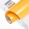 Picture of CAREGY Iron on Heat Transfer Vinyl Roll HTV (12''x5',Orange Yellow)