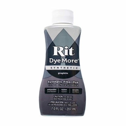 Picture of Synthetic Rit Dye More Liquid Fabric Dye - Wide Selection of Colors - 7 Ounces - Graphite