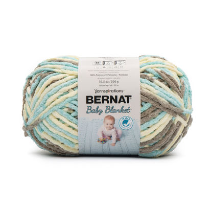 Picture of Bernat Baby Blanket BB Beach Babe Yarn - 1 Pack of 10.5oz/300g - Polyester - #6 Super Bulky - 220 Yards - Knitting/Crochet