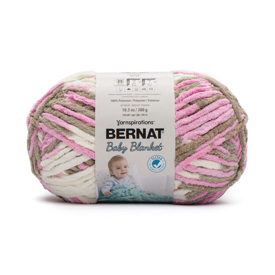 Bernat Baby Blanket Big Ball Yarn - Little Roses